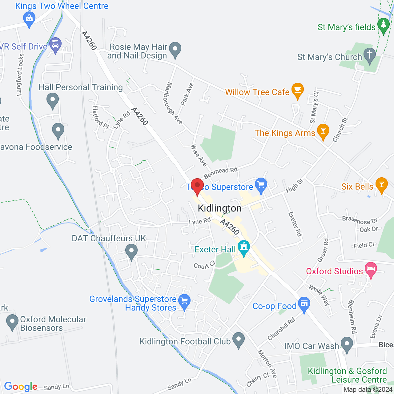 25A Banbury Rd, Kidlington OX5 1AQ, UK