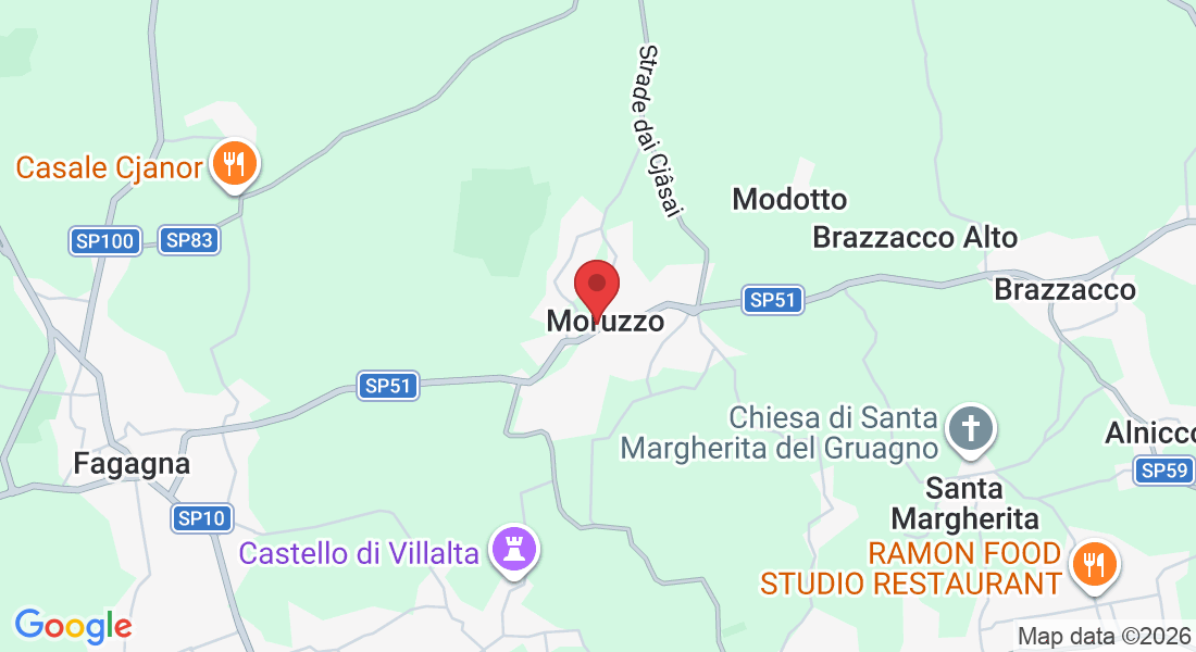 Via Centa, 8/A, 33030 Moruzzo UD, Italia