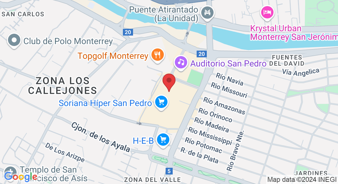 Plaza San Pedro, Av. Humberto Lobo 520-Local H1, Del Valle, 66228 San Pedro Garza García, N.L., México