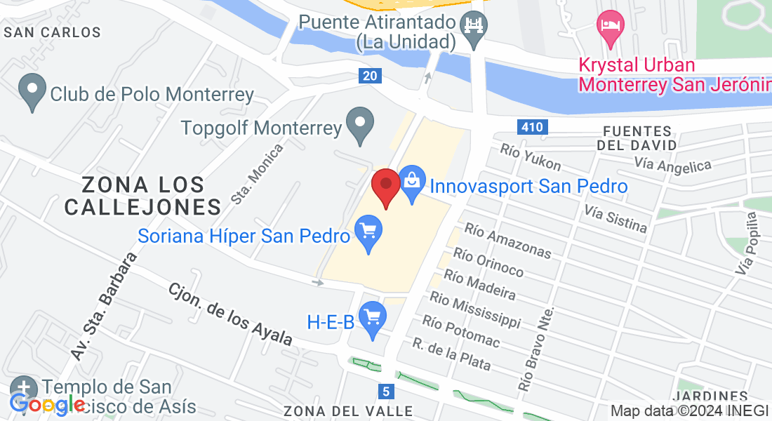 Plaza San Pedro, Av. Humberto Lobo 520-Local H1, Del Valle, 66228 San Pedro Garza García, N.L., México
