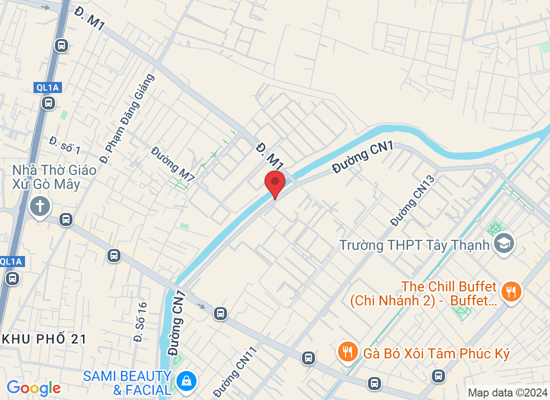 RJ75+MQJ, Đường CN1, Tây Thạnh, Tân Phú, Hồ Chí Minh, Vietnam