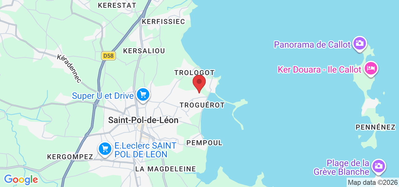 Chem. du Paradis, 14 Lot. les Jardins de la Mer, 29250 Saint-Pol-de-Léon, France