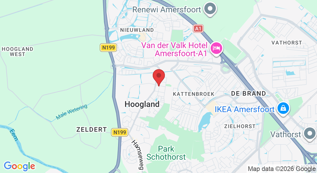 Kerklaan 6, 3828 EB Hoogland, Nederland