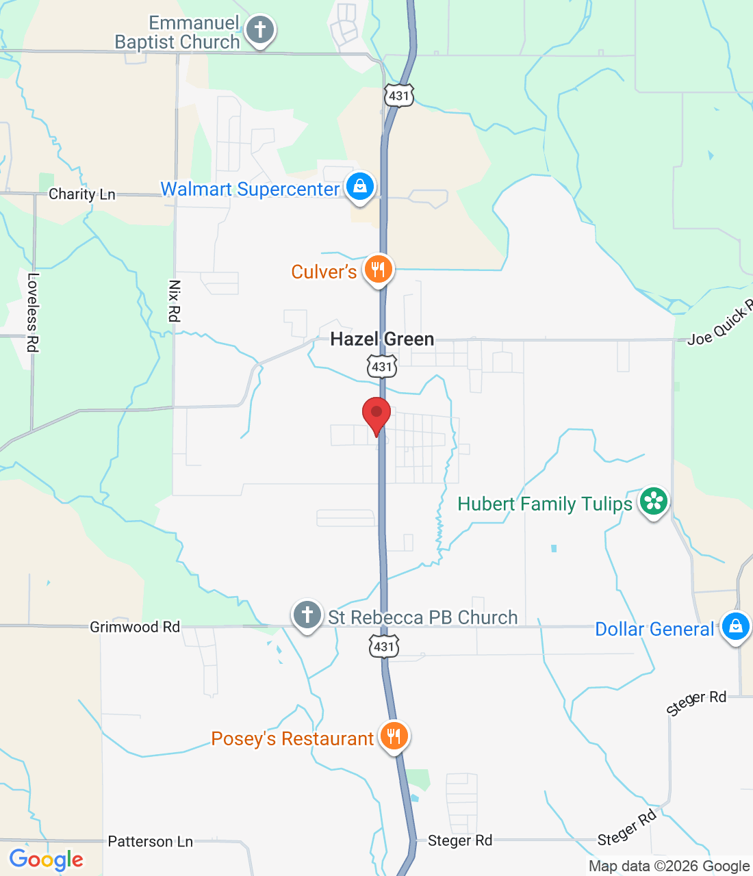 13921 Hwy 231 431 N, Hazel Green, AL 35750, USA