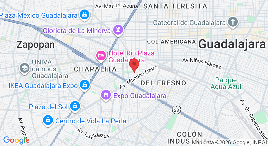 C. La Cauda 939, Jardines del Bosque, 44520 Guadalajara, Jal., México