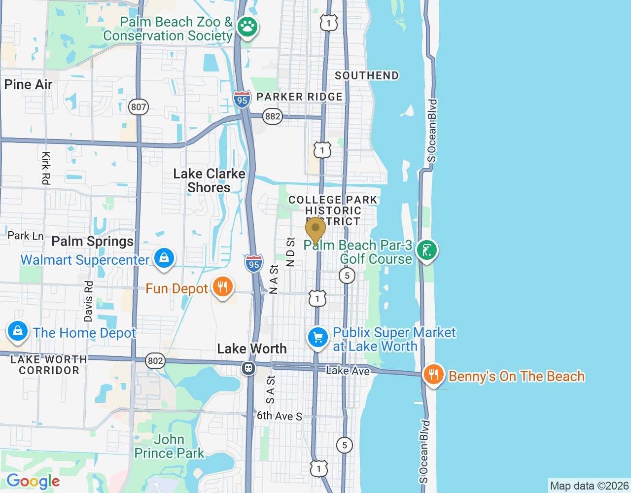 1601 N Dixie Hwy #206, Lake Worth Beach, FL 33460, USA