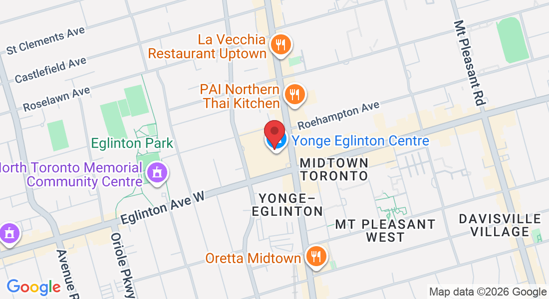 2300 Yonge St #2004, Toronto, ON M4P 1E4, Canada