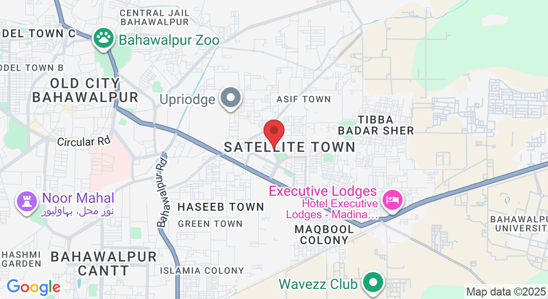Commercial Area Satellite Town, Bahawalpur, 63100, Pakistan