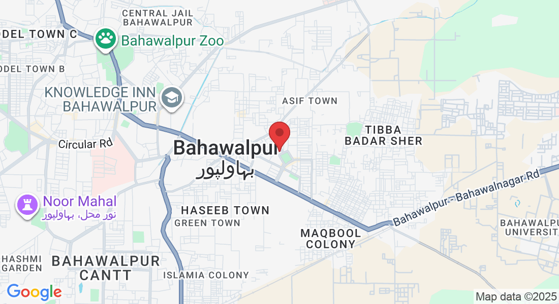 Commercial Area Satellite Town, Bahawalpur, 63100, Pakistan