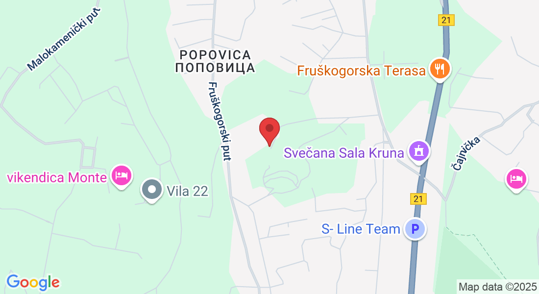 Paragovski vidikovac 36a, Sremska Kamenica 21208, Serbia