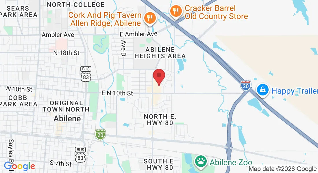 1073 N Judge Ely Blvd, Abilene, TX 79601, USA
