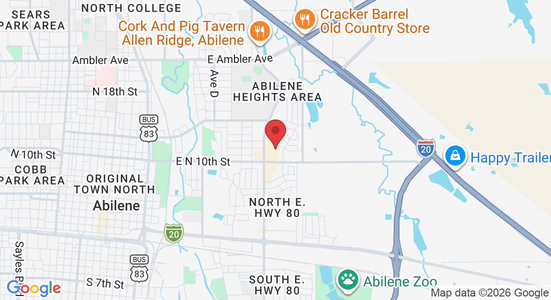 1073 N Judge Ely Blvd, Abilene, TX 79601, USA