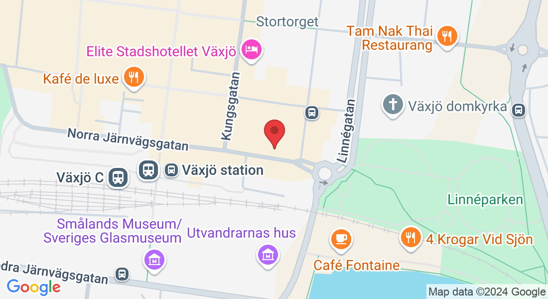 Norra Järnvägsgatan 4, 352 33 Växjö, Sweden