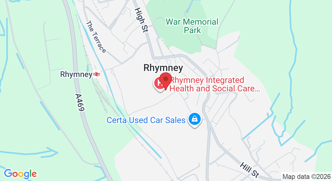 Rhymney, Integrated Health & Social Care Resource Centre, Lawn Ter, Rhymney, Tredegar NP22 5PW, UK