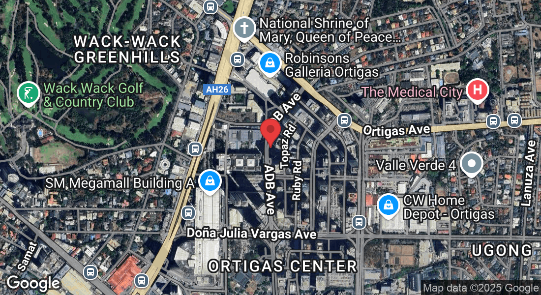 H3Q5+6WQ, ADB Ave, Ortigas Center, Pasig, 1550 Metro Manila, Philippines