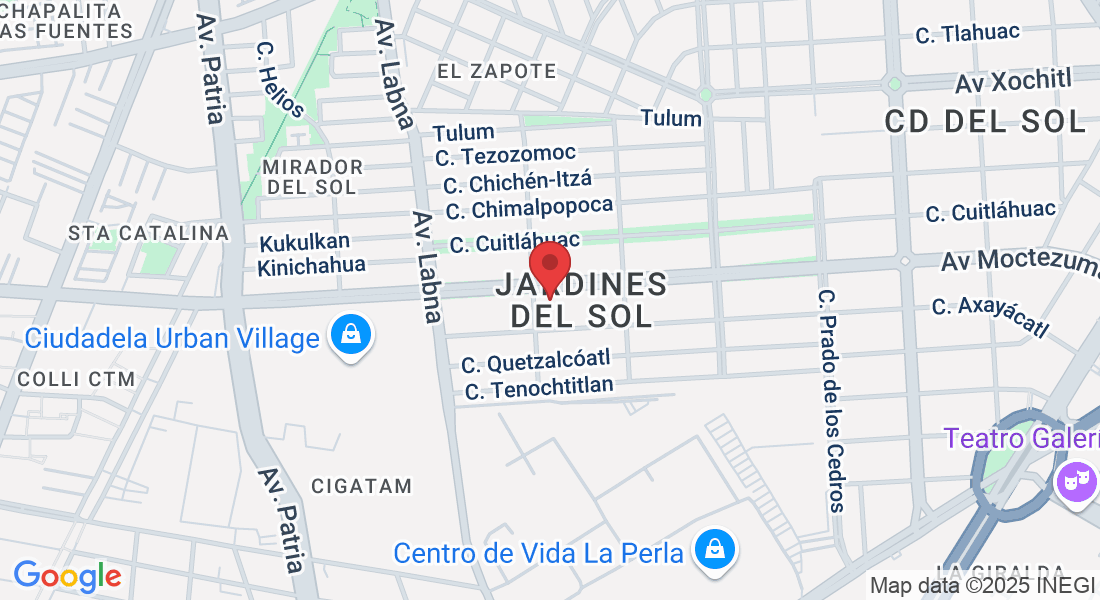 Av Moctezuma 4529, Jardines del Sol, 45050 Zapopan, Jal., Mexico