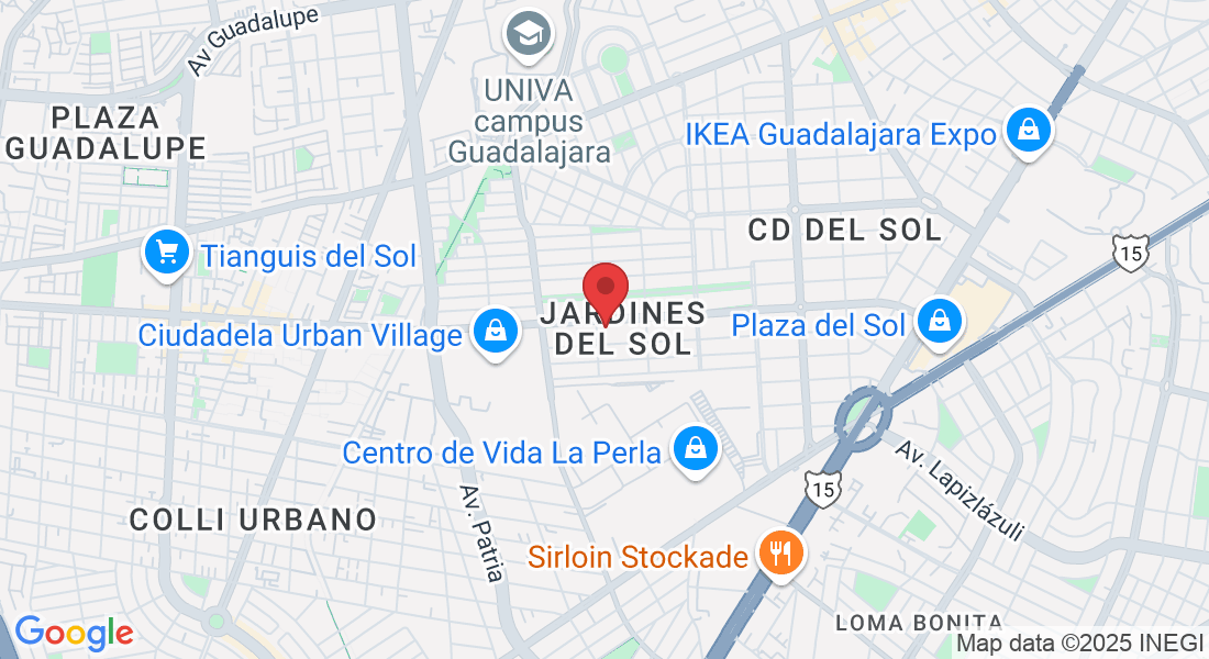 Av Moctezuma 4529, Col, Jardines del Sol, 45050 Zapopan, Jal., Mexico