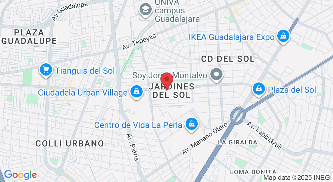 Av Moctezuma 4529, Col, Jardines del Sol, 45050 Zapopan, Jal., Mexico