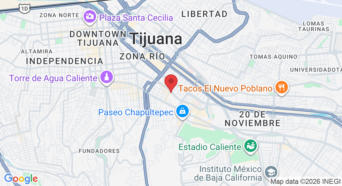 Blvrd Gral Rodolfo Sánchez Taboada 10133, Zona Urbana Rio Tijuana, 22010 Tijuana, B.C., Mexico