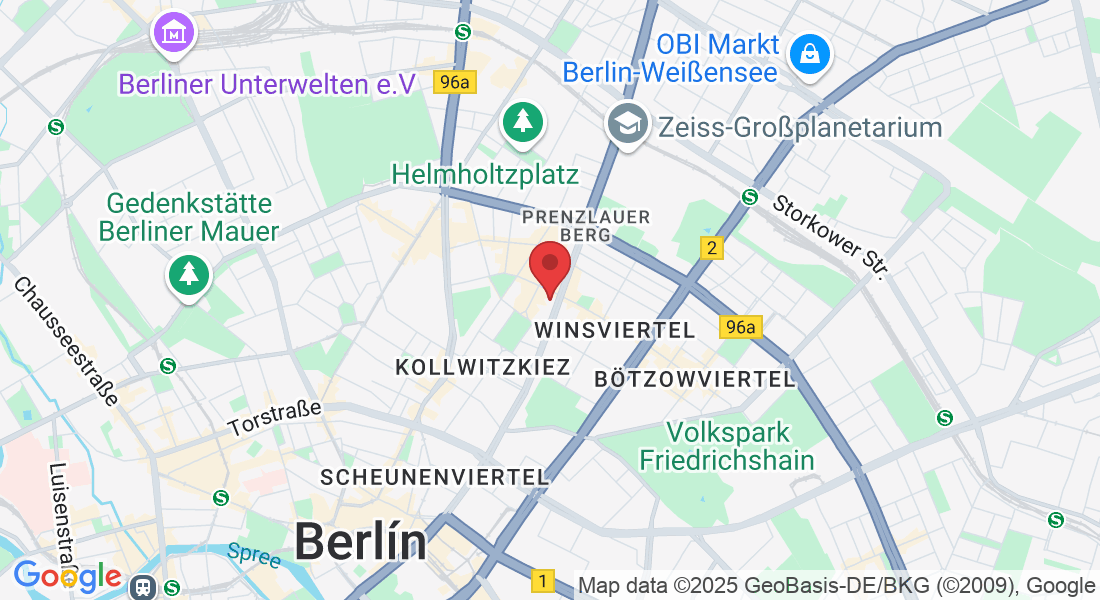 Prenzlauer Allee 216, 10405 Berlin, Alemania