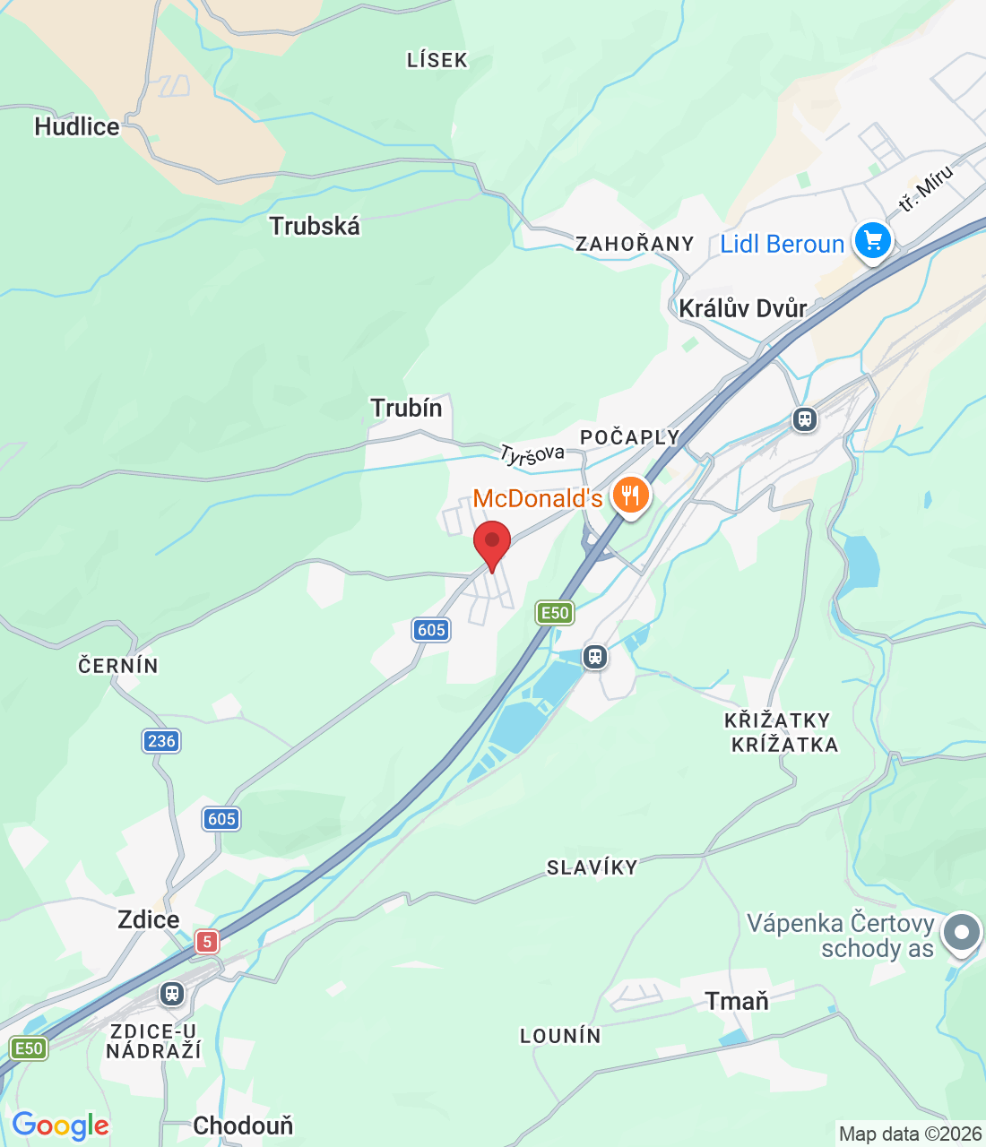 Na Lucberku 167, 267 01 Králův Dvůr-Králův Dvůr u Berouna, Czechia