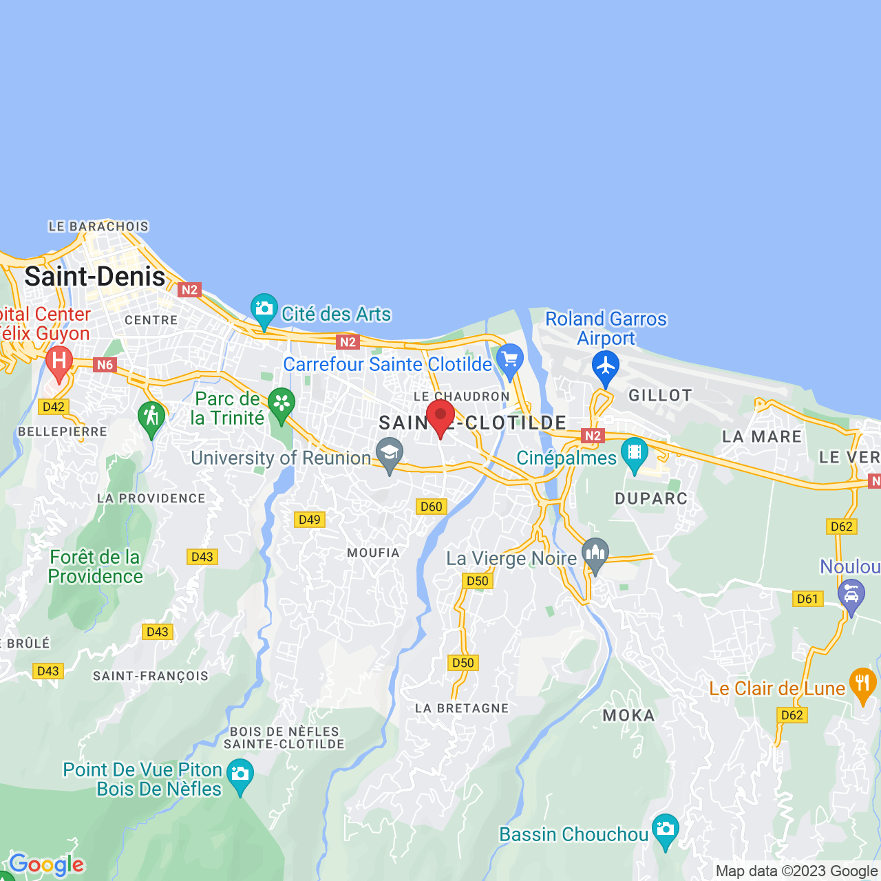 19 Rte du Moufia, Sainte-Clotilde 97490, Réunion