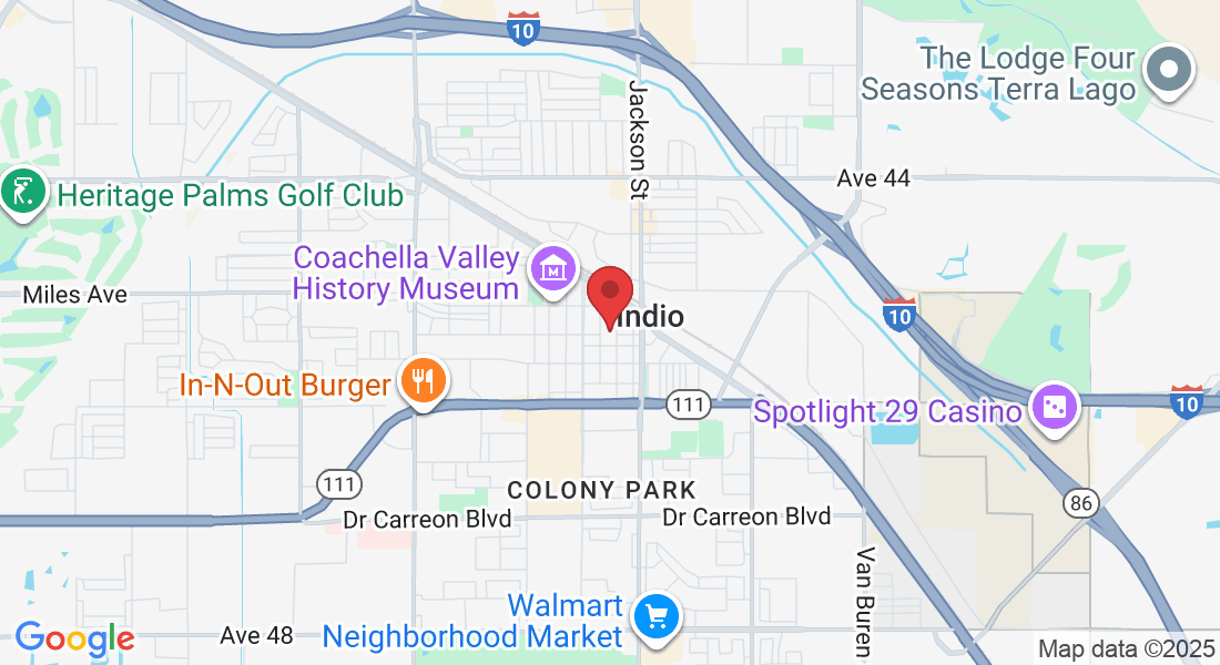 100 Civic Ctr Dr, Indio, CA 92201, USA