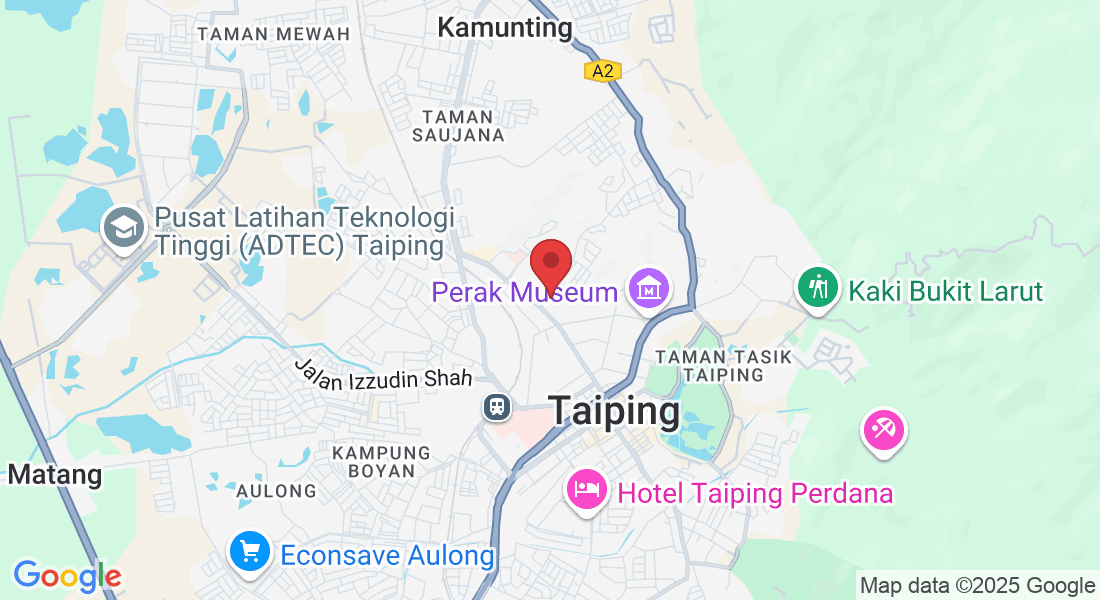 7, Tingkat 1, Susur ILBP, 4, Jalan Istana Larut, business park, 34000 Taiping, Perak, Malaysia