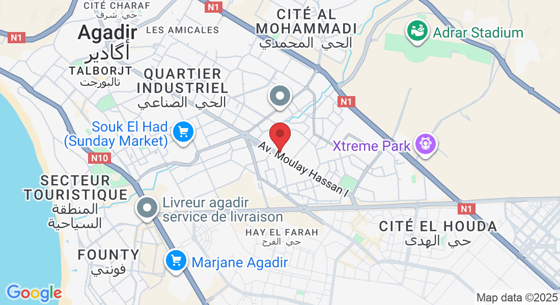 11 Av. Moulay Hassan I, Agadir 80000, Morocco