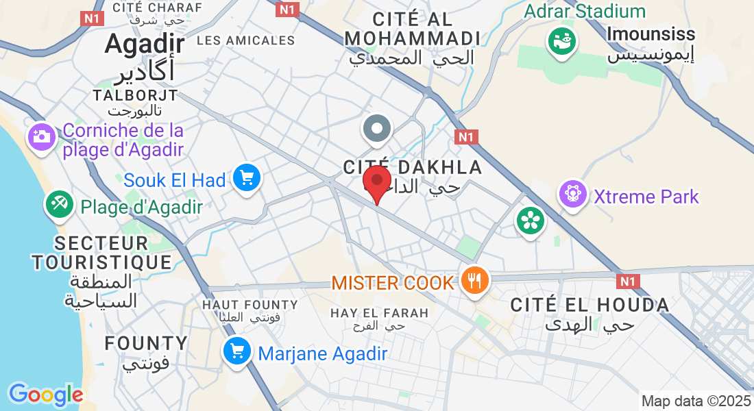 11 Av. Moulay Hassan I, Agadir 80000, Morocco