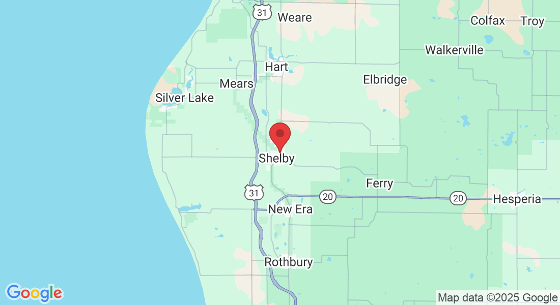 282 N State St, Shelby, MI 49455, USA