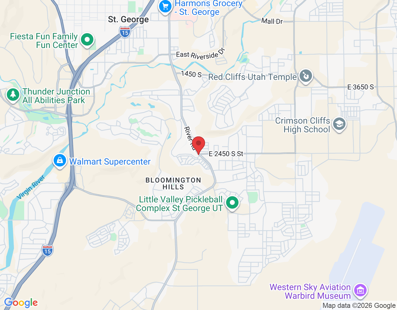 1611 E 2450 S St, St. George, UT 84790, USA
