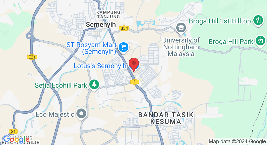 Lot F12, 1, Jln Tps 1/5, Taman Pelangi Semenyih, 43500 Semenyih, Selangor, Malaysia