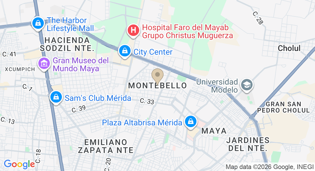 Montebello, 97113 Mérida, Yuc., México