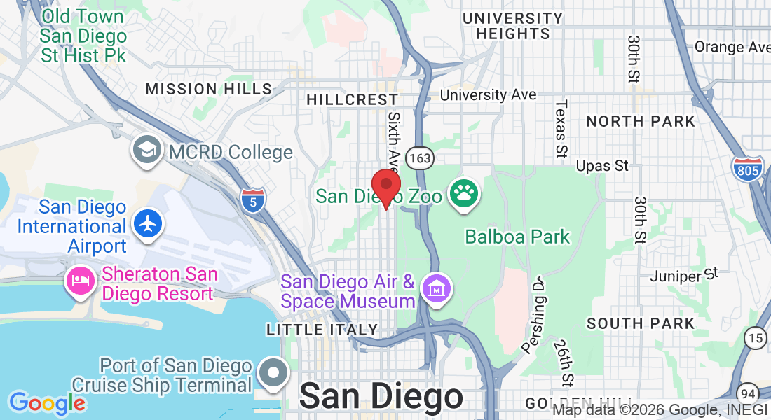 2970 Fifth Ave Ste 120, San Diego, CA 92103, EUA