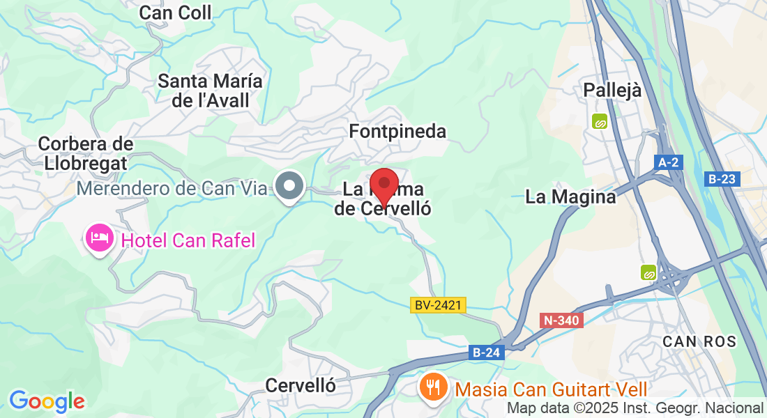Carrer del Montseny, 9, 08756 La Palma de Cervelló, Barcelona, España