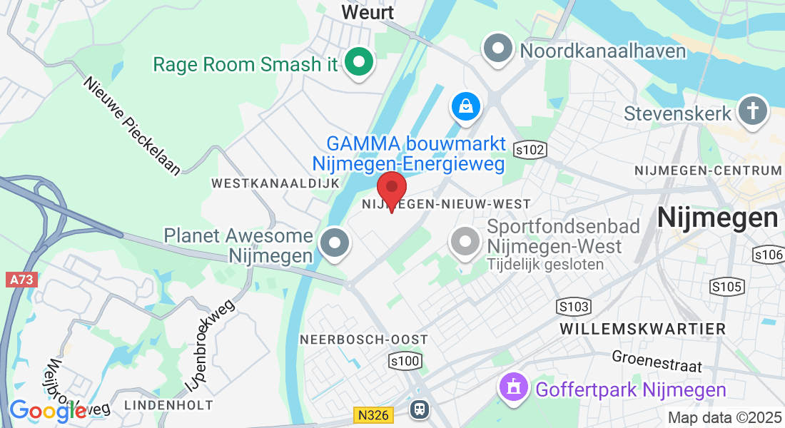 Distributieweg 1, 6541 DR Nijmegen, Nederland