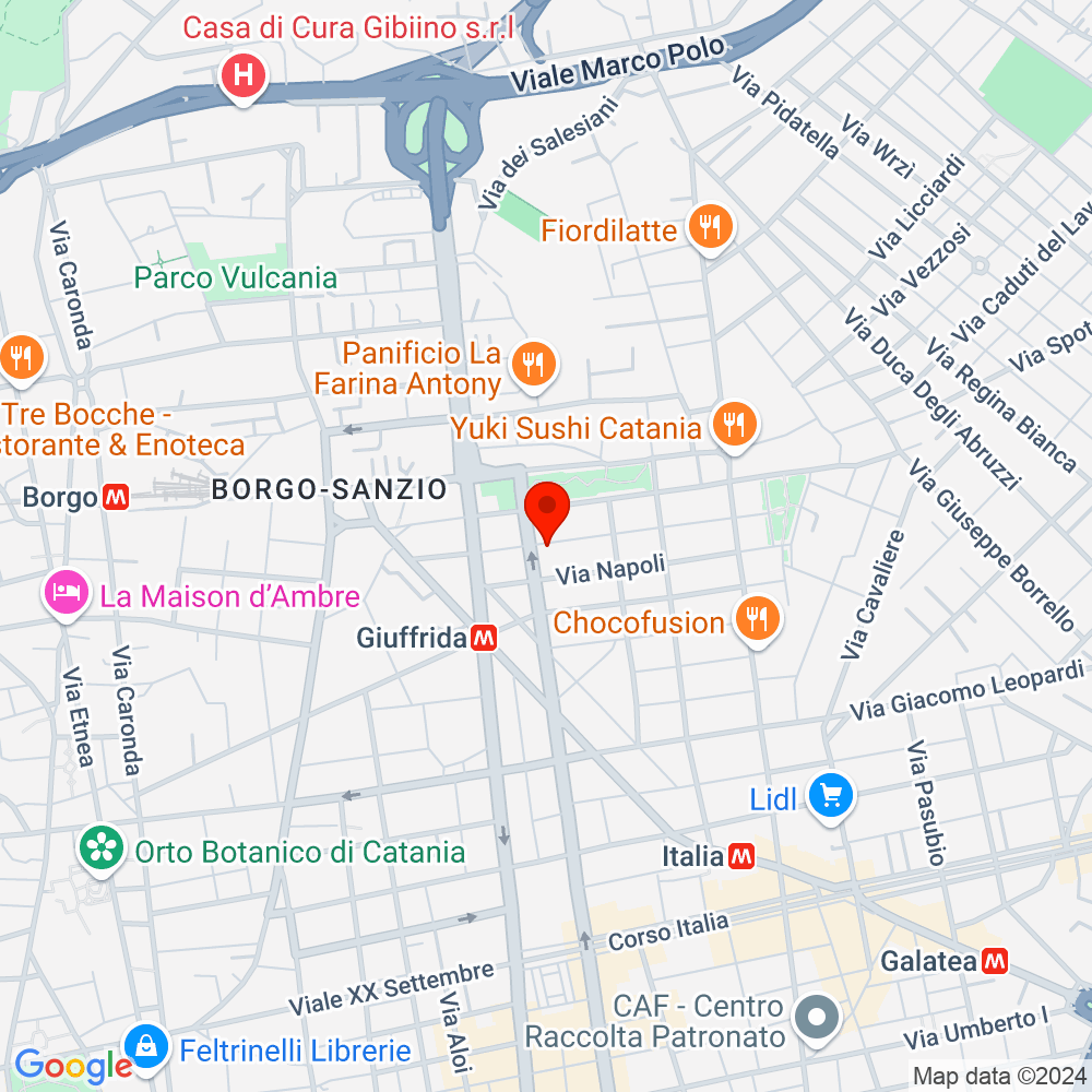 Via Cagliari, 50b, 95127 Catania CT, Italia