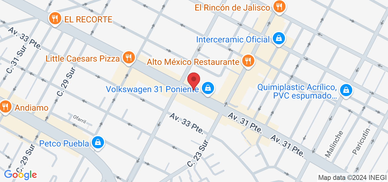 Av. 31 Pte. 2322-Local 4, Los Volcanes, 72410 Heroica Puebla de Zaragoza, Pue., México