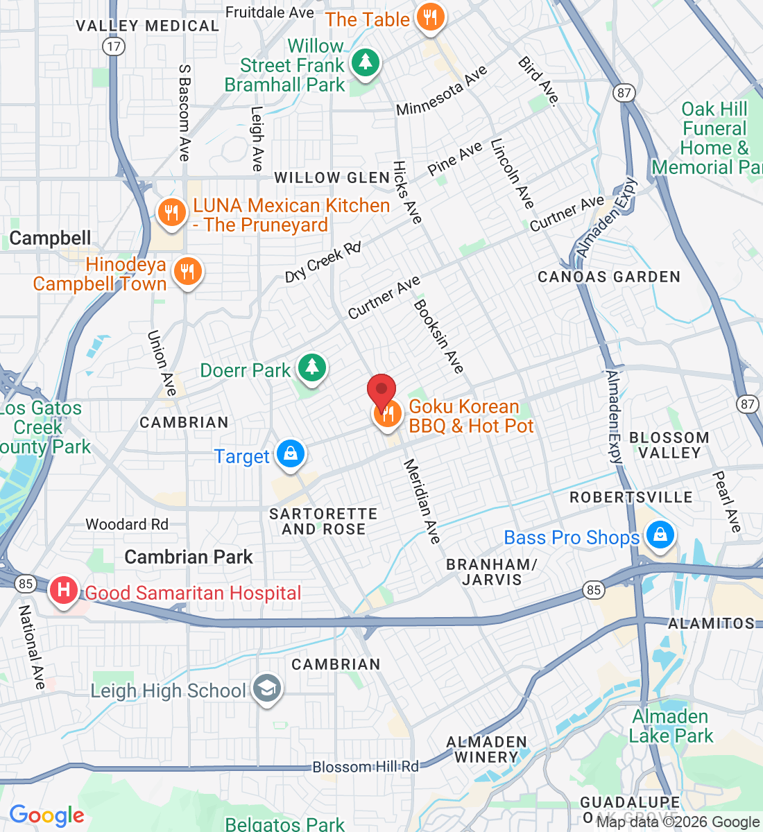 1661 Foxworthy Ave, San Jose, CA 95124, USA