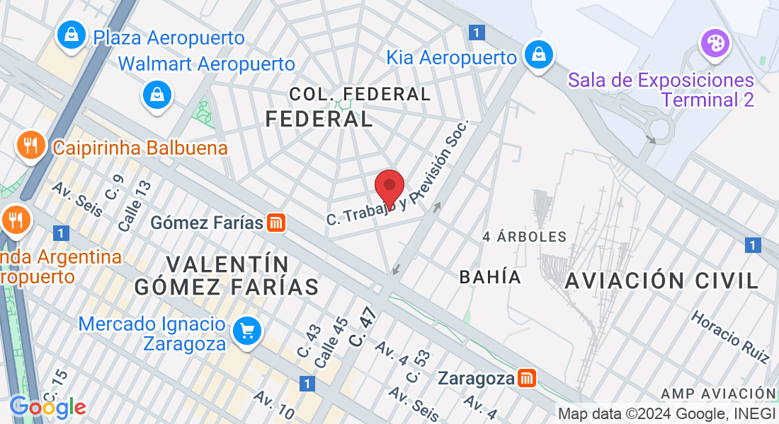 C. Trabajo y Previsión Soc. 163, Federal, Venustiano Carranza, 15700 Ciudad de México, CDMX, México