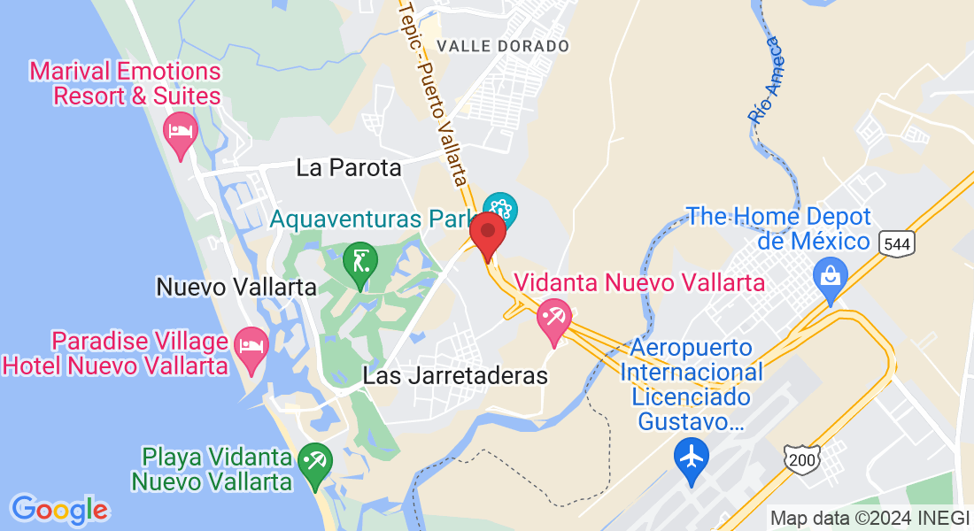 Carretera Federal 200 Tepic-Puerto Vallarta Núm. 155 Jarretaderas, 63735 Nuevo Vallarta, Nay., México