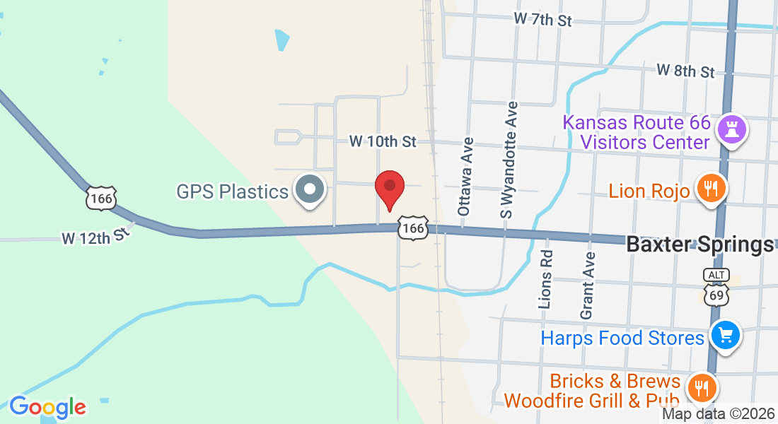 1124 Kansas Ave, Baxter Springs, KS 66713, USA