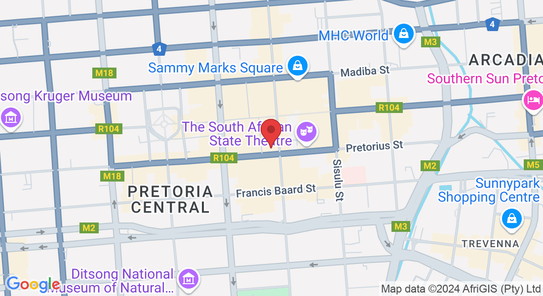 296 Pretorius St, Pretoria Central, Pretoria, 0002, South Africa