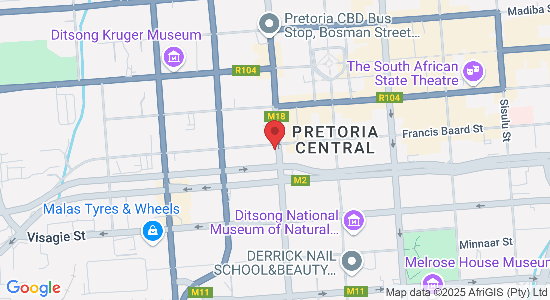 321 Bosman St, Pretoria Central, Pretoria, 0002, South Africa