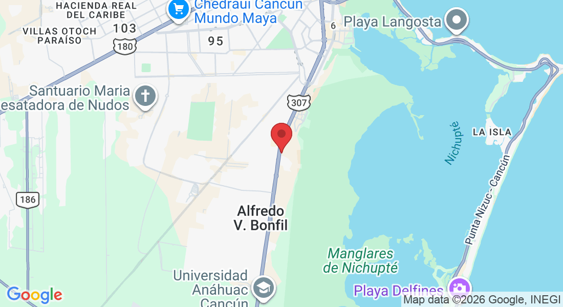 Carr. Cancún - Tulum 248, 77560 Cancún, Q.R., México