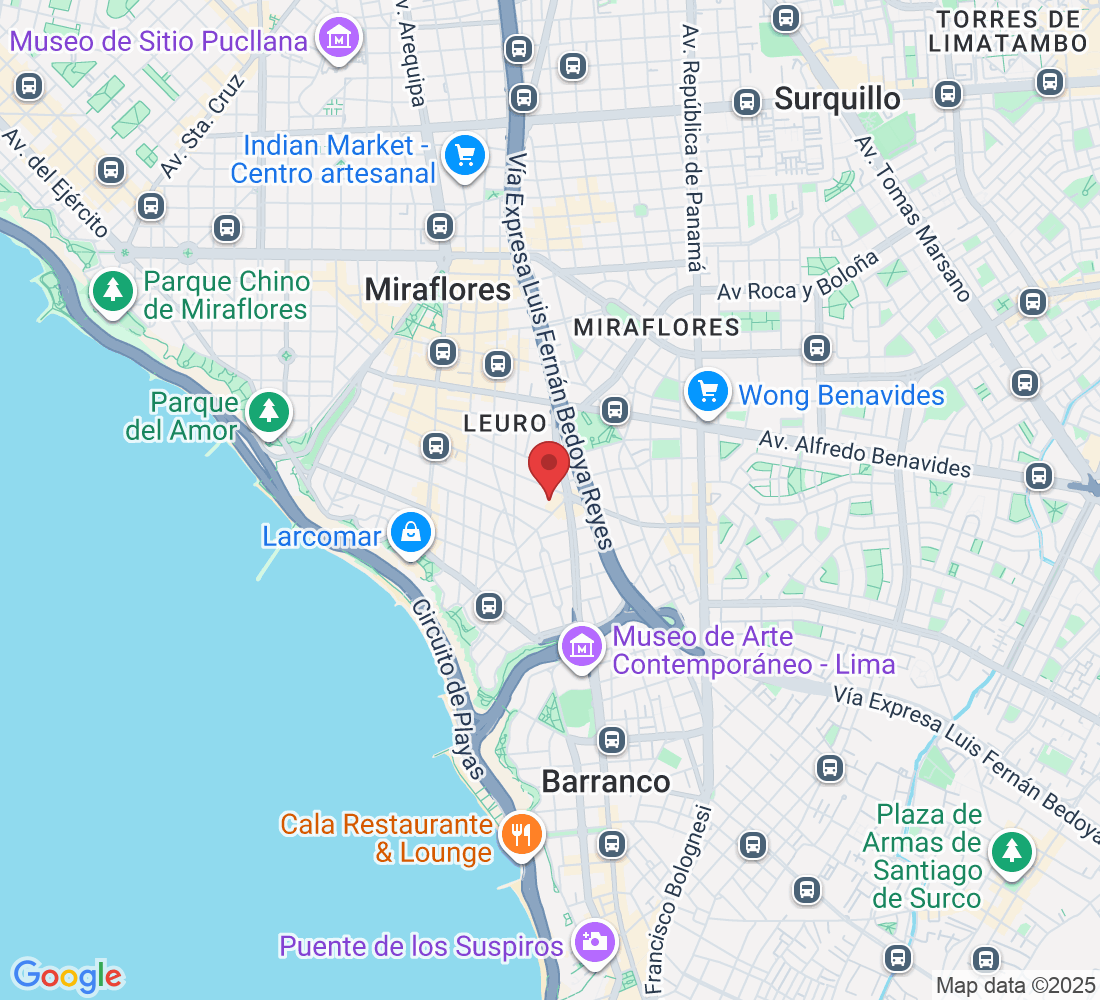 Av. Vasco Núñez de Balboa 755, Miraflores 15074, Perú