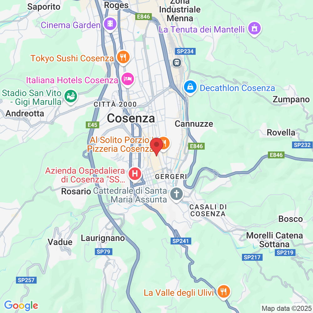 Via Cesare Marini, traversa c.so Mazzini, 17, 87100 Cosenza CS, Italia
