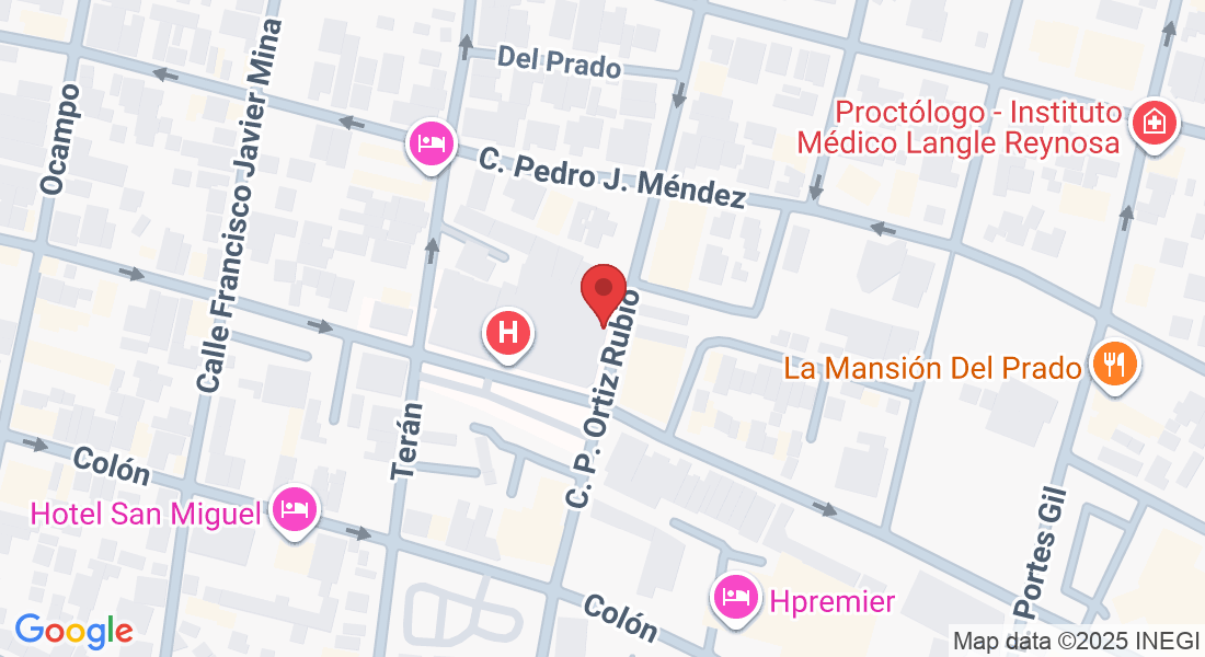 C. P. Ortiz Rubio 520, Col del Prado, 88560 Reynosa, Tamps., México