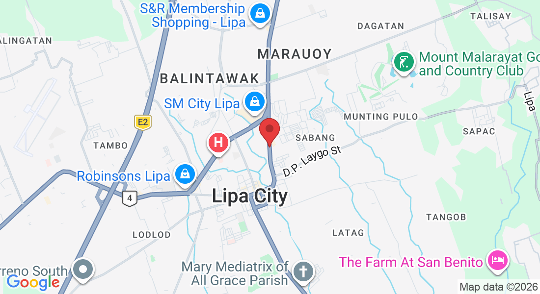 Gen. Luna St, Lipa, Batangas, Philippines